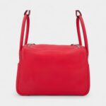 Hermès Lindy 26 Red Heart and Red Chili Swift Leather With Palladium Hardware