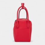 Hermès Lindy 26 Red Heart and Red Chili Swift Leather With Palladium Hardware