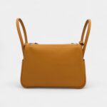 Hermès Lindy 26 Verso in Sesame and Lime Swift Leather with Palladium Hardware