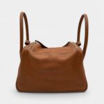 Hermès Lindy 26 in Gold Clemence Leather with Palladium Hardware