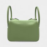 Hermès Lindy 26 in Green Cricket Evercolor Leather with Palladium Hardware