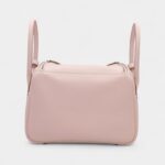 Hermès Lindy 26 in Mauve Pale Evercolor Leather with Palladium Hardware