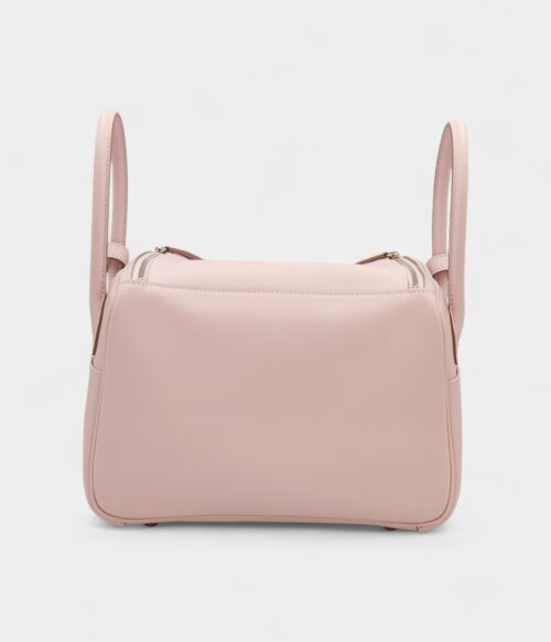 Hermès Lindy 26 in Mauve Pale Evercolor Leather with Palladium Hardware
