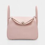 Hermès Lindy 26 in Mauve Pale Evercolor Leather with Palladium Hardware