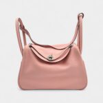 Hermès Lindy 26 in Rose Sakura Swift Leather with Palladium Hardware