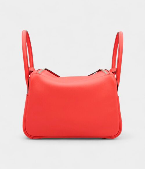 Hermès Lindy 26 in Rose Texas Evercolor Leather with Palladium Hardware