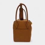 Hermès Lindy 26 in Sesame and Lime Swift Leather with Gold Hardware