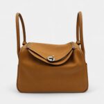 Hermès Lindy 26 in Sesame and Lime Swift Leather with Gold Hardware