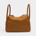 Hermès Lindy 26 in Sesame and Lime Swift Leather with Gold Hardware