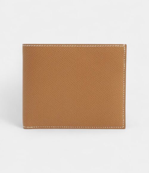 Hermès MC² Copernic Compact Wallet in Gold Epsom Calfskin Square