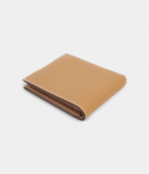 Hermès MC² Copernic Compact Wallet in Gold Epsom Calfskin Square