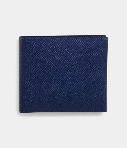 Hermès MC² Copernic Compact Wallet in Blue Nuit Epsom Leather