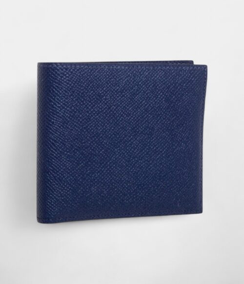 Hermès MC² Copernic Compact Wallet in Blue Nuit Epsom Leather