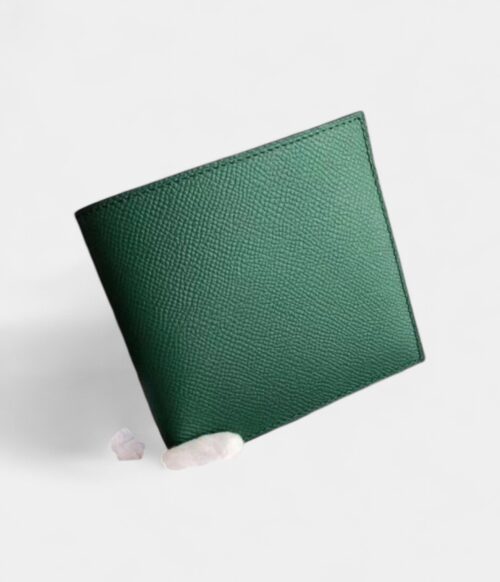 Hermès MC² Copernic Compact Wallet in Epsom Leather Green