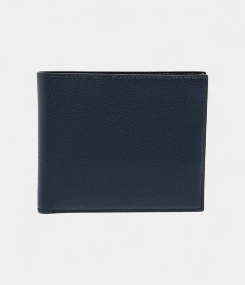 Hermès MC² Copernic Compact Wallet in Epsom Leather Midnight Blue
