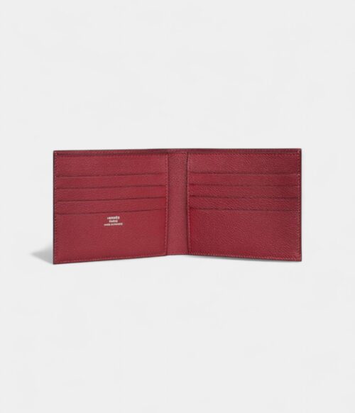 Hermès MC² Copernic Compact Wallet in Evercolor Calfskin – Rouge Grenat