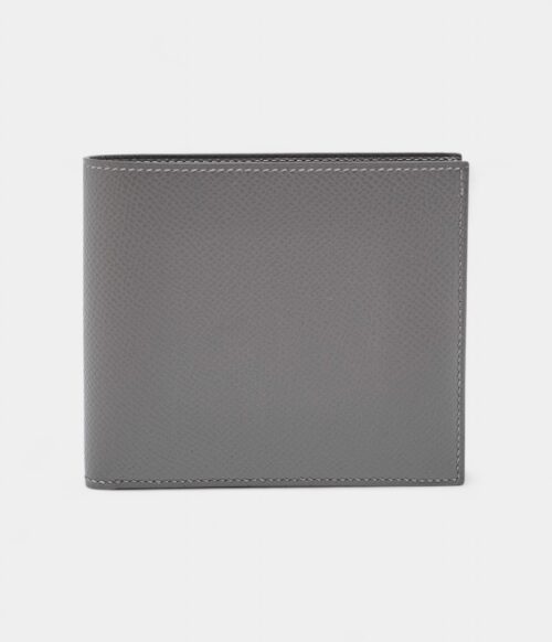 Hermès MC² Copernic Compact Wallet in Gris Epsom Leather