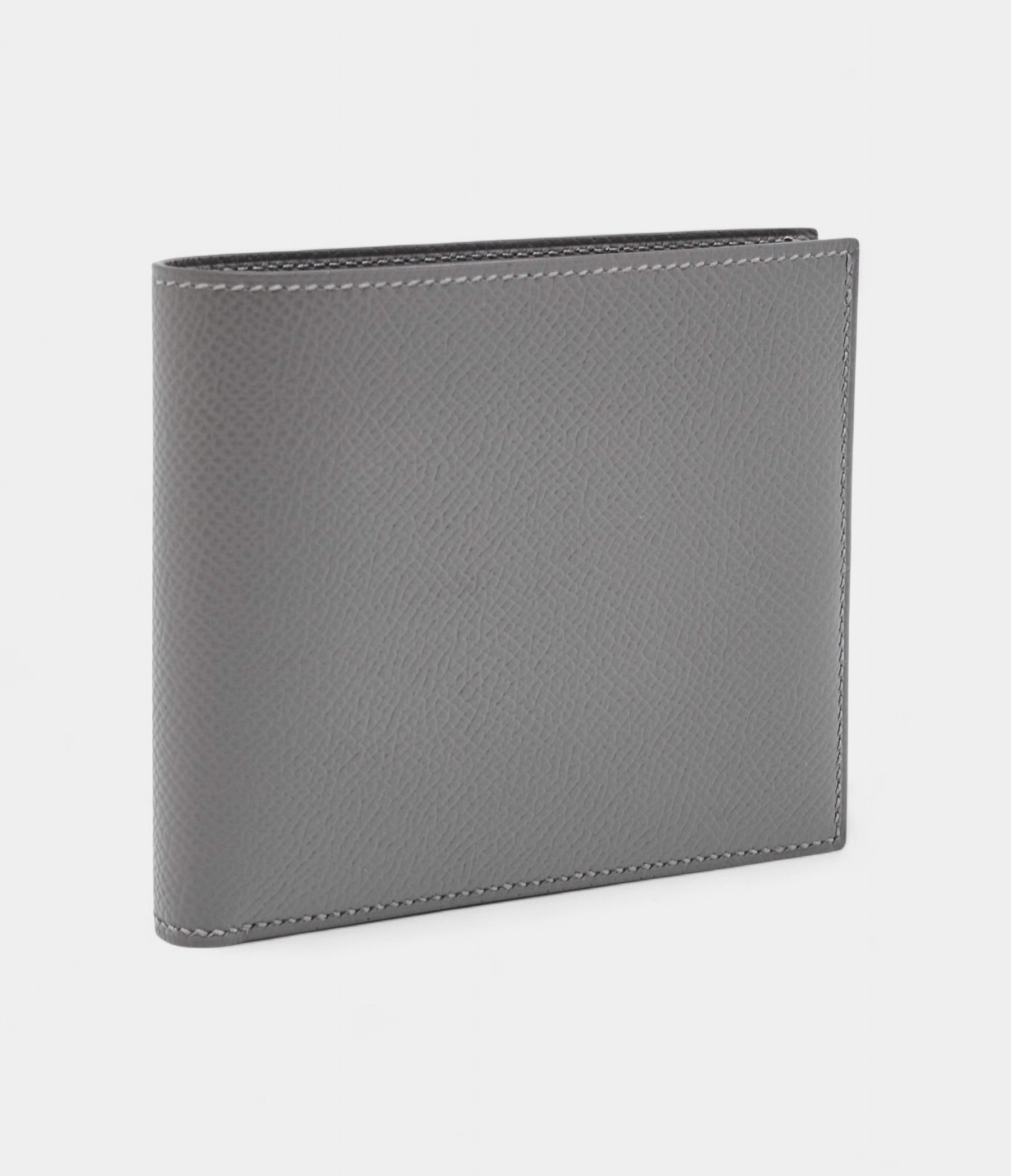 Hermès MC² Copernic Compact Wallet in Gris Epsom Leather