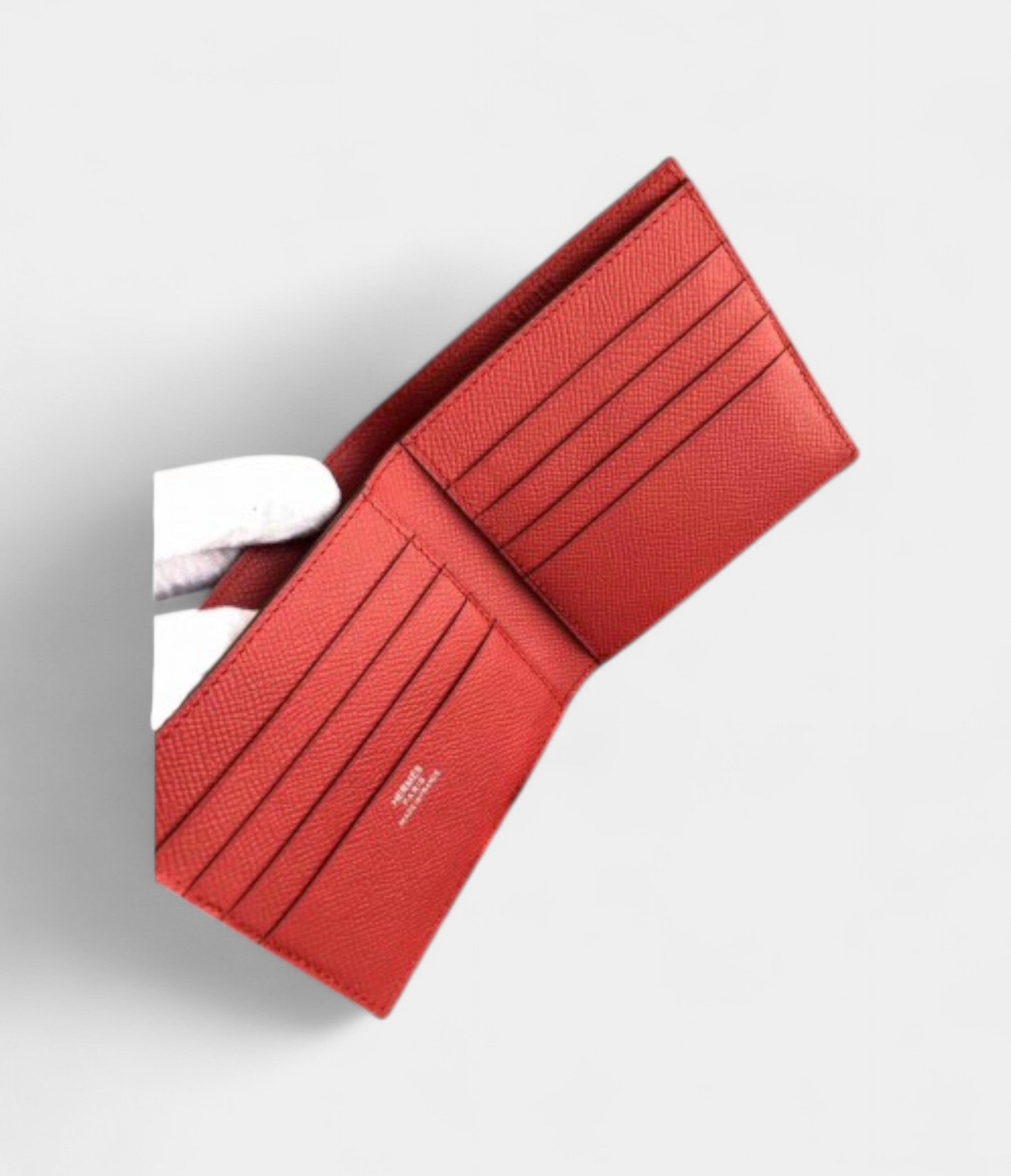Hermès MC² Copernic Compact Wallet in Pepper Soft Epsom Calfskin