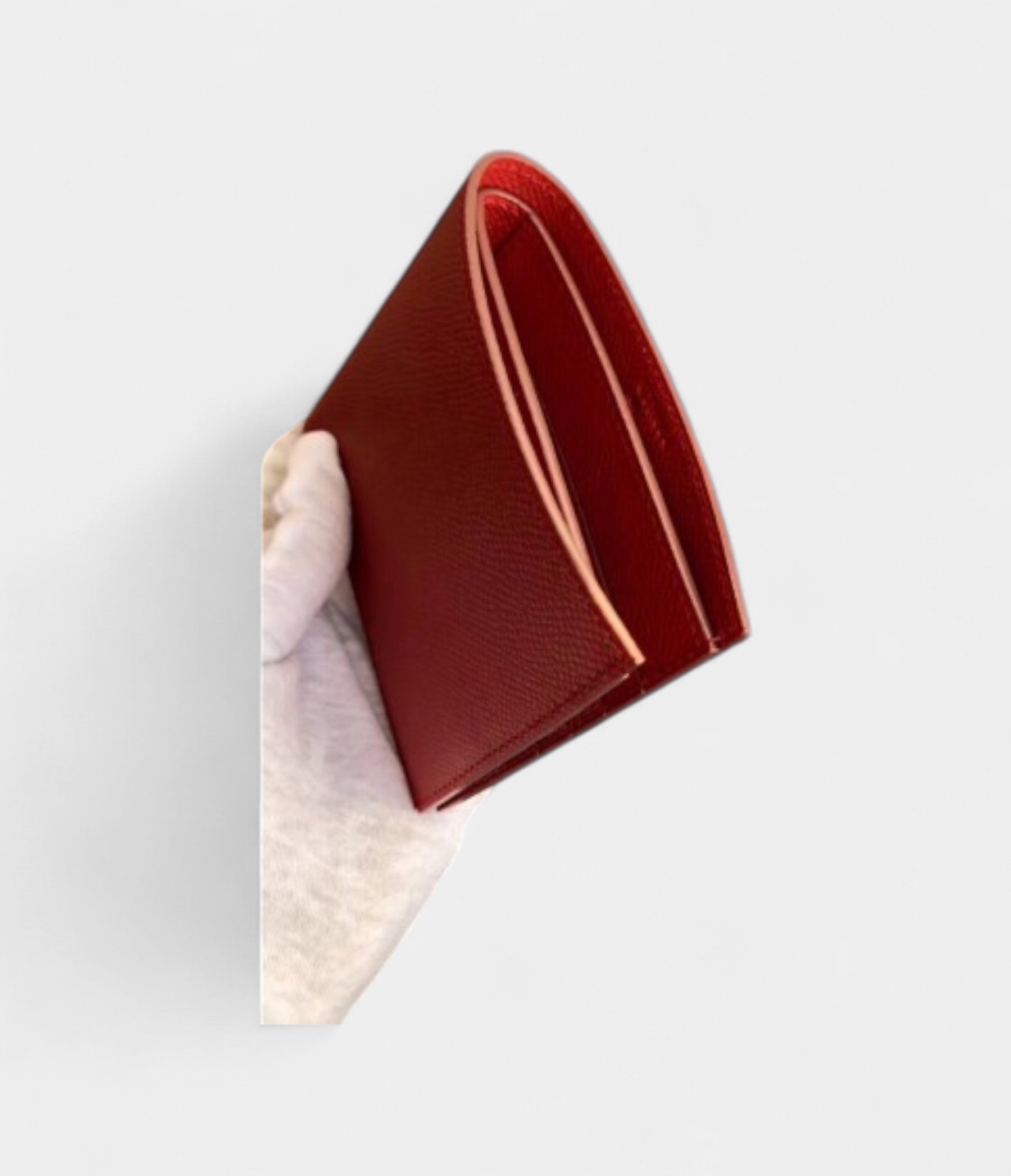 Hermès MC² Copernic Compact Wallet in Pepper Soft Epsom Calfskin