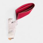 Hermès MC² Copernic Compact Wallet in Rose Red Epsom Leather