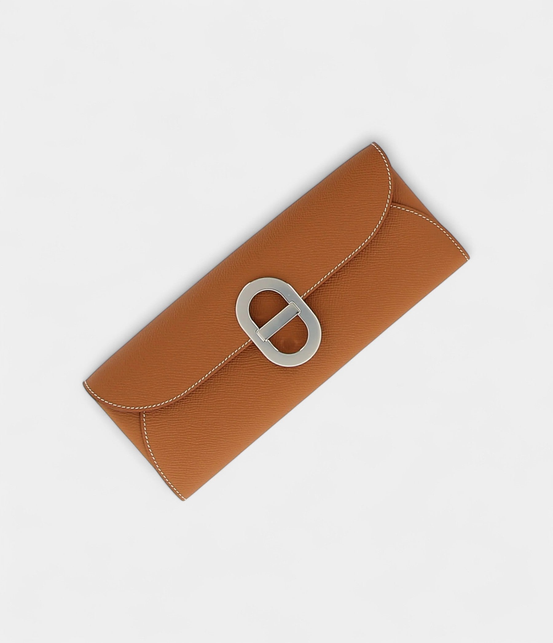 Hermès Maillon To Go Wallet in Gold Epsom with Palladium Hardware