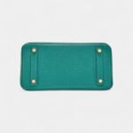Hermès Malachite Togo Birkin 25 Gold Hardware