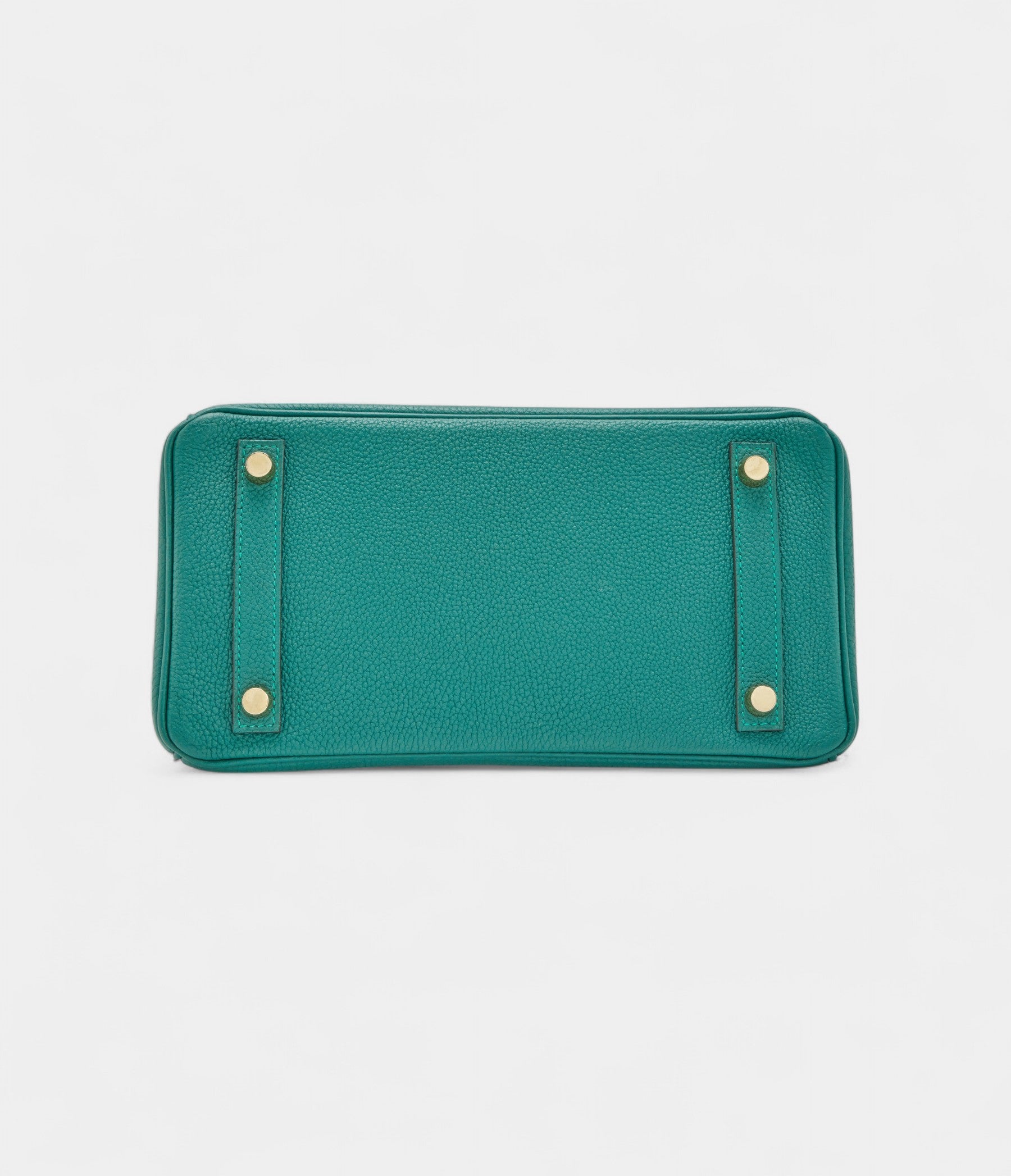 Hermès Malachite Togo Birkin 25 Gold Hardware
