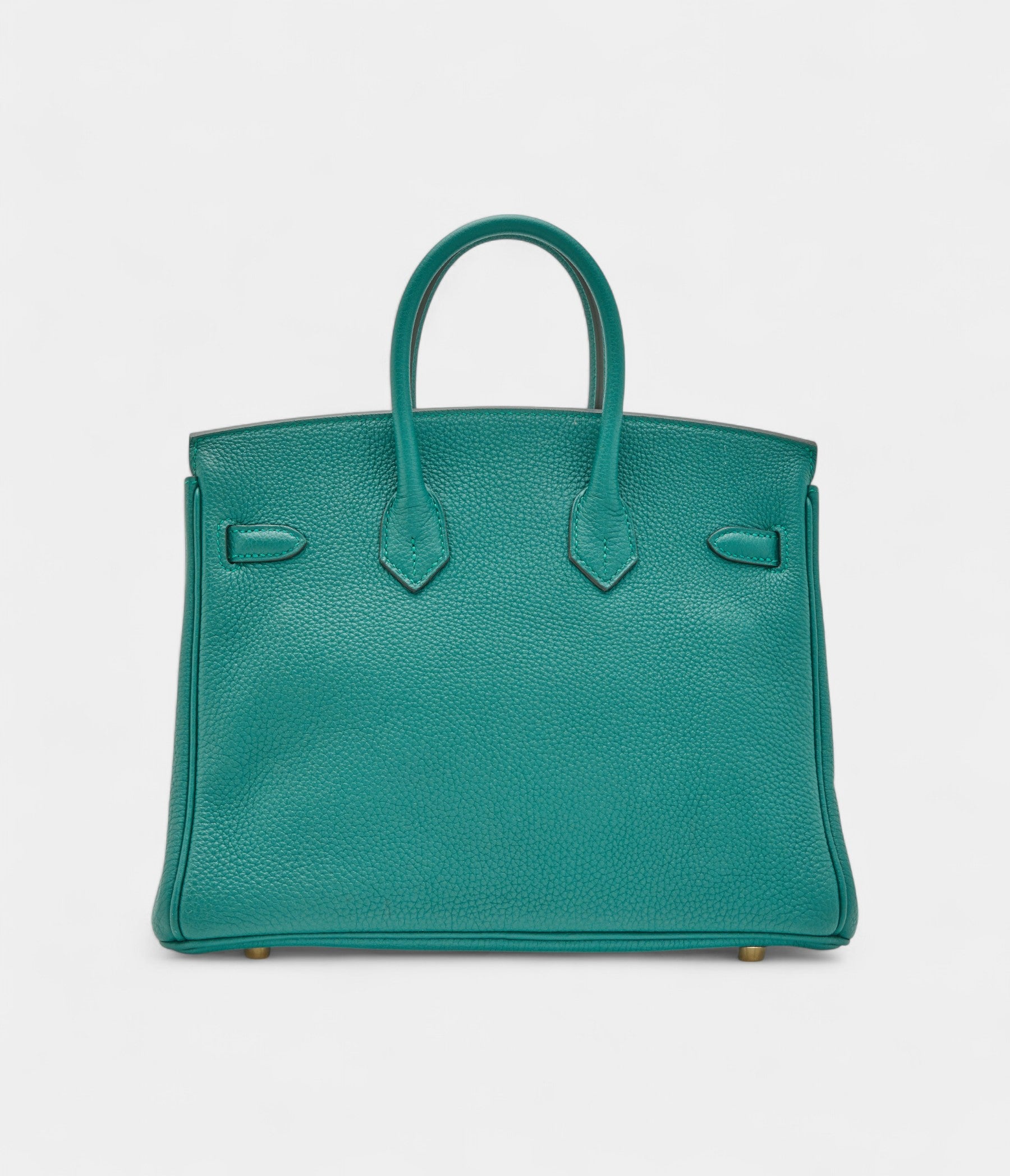 Hermès Malachite Togo Birkin 25 Gold Hardware