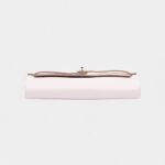 Hermès Mauve Pale Evercolor Kelly To Go Wallet Palladium Hardware