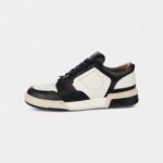 Hermès Men's Leather Colorblock Pattern Sneakers