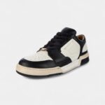 Hermès Men's Leather Colorblock Pattern Sneakers