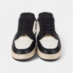 Hermès Men's Leather Colorblock Pattern Sneakers