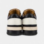 Hermès Men's Leather Colorblock Pattern Sneakers