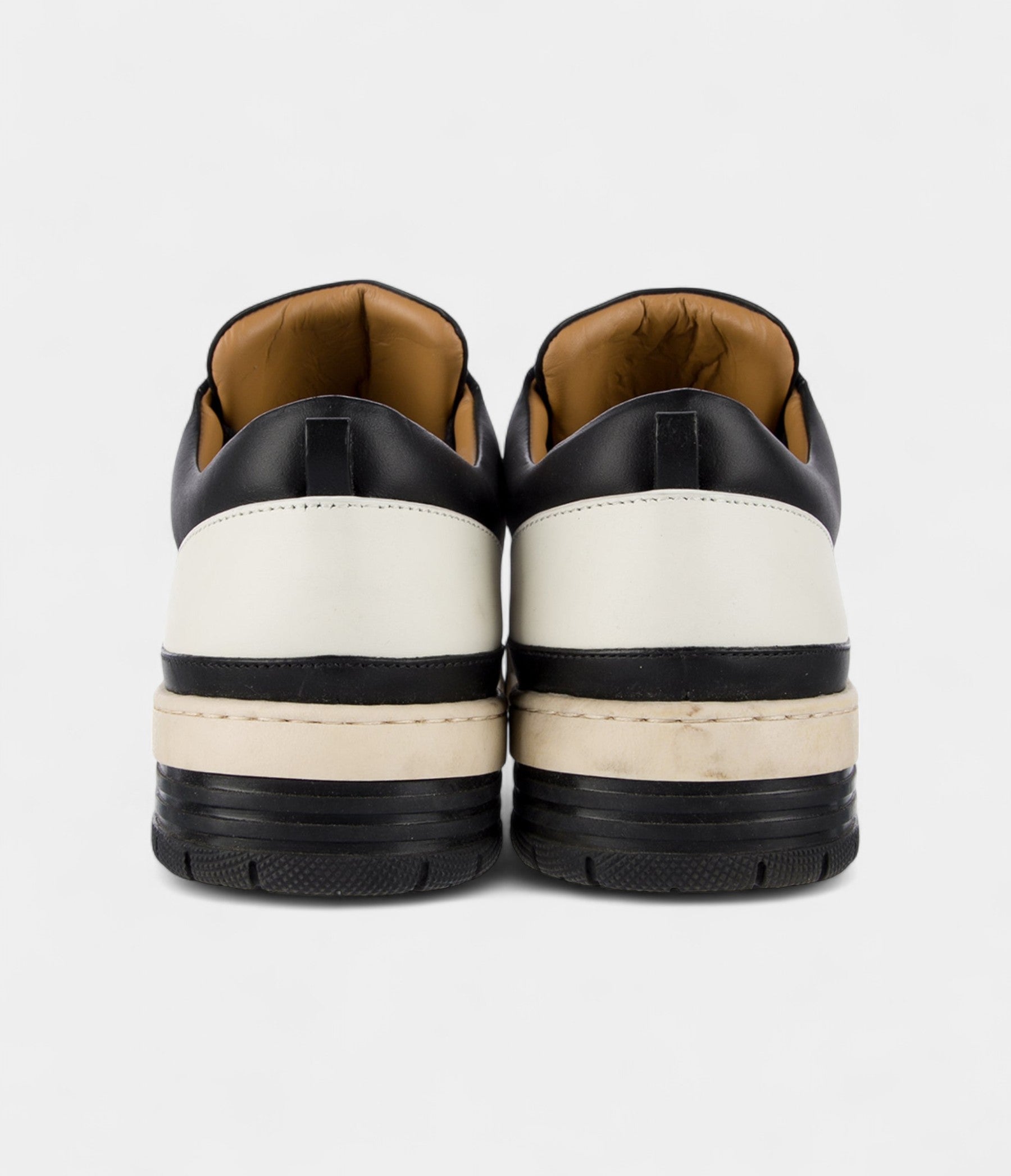 HermesMen_sLeatherColorblockPatternSneakers_4.jpg Hermès Men's Leather Colorblock Pattern Sneakers