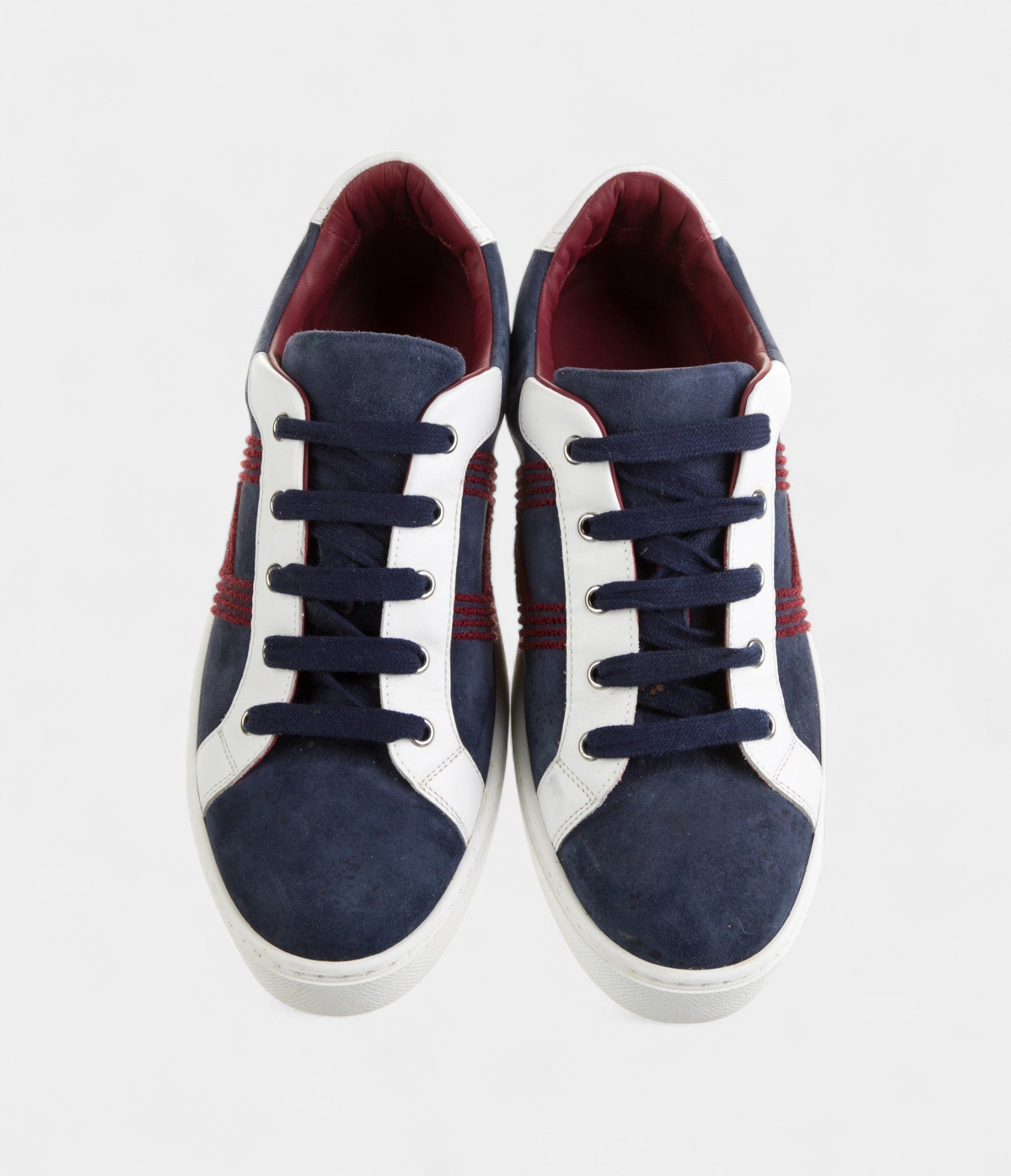 Hermès Men's Leather Printed Sneakers Artistry Timeless Elegance