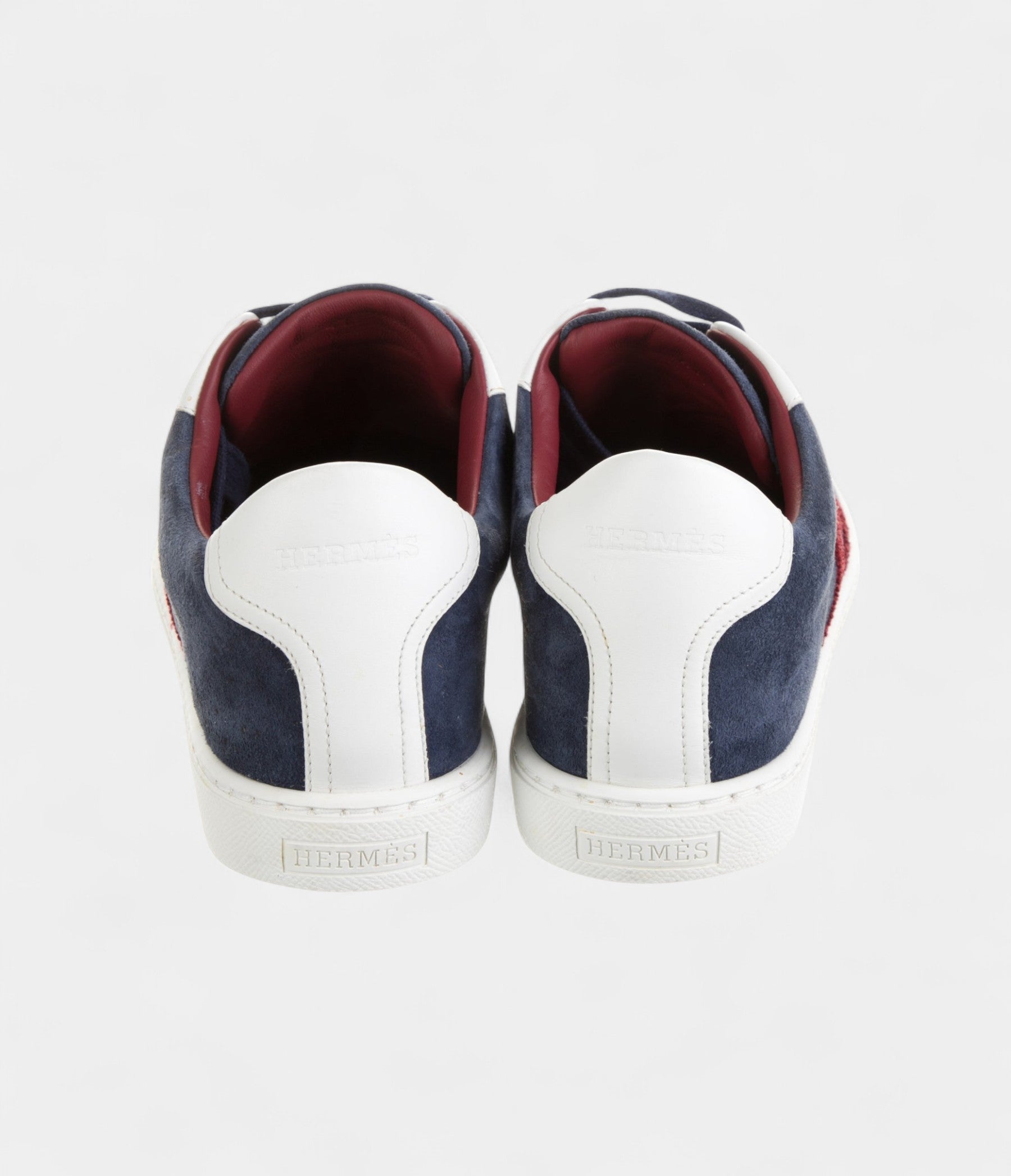 Hermès Men's Leather Printed Sneakers Artistry Timeless Elegance