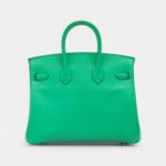 Hermès Menthe Swift Birkin 25 Palladium Hardware