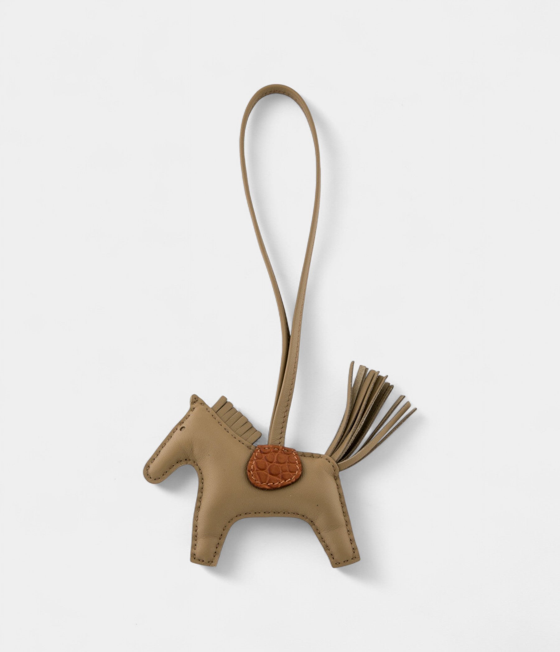 Hermès Milo & Alligator GriGri Rodeo Touch PM Bag Charm Craftsmanship