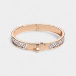Hermès Mini Clic Kelly Little Hearts Bracelet Dawn