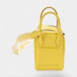 Hermès Mini Lindy Clemence Lime Palladium Hardware