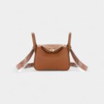 Hermès Mini Lindy Gold Clemence Hardware