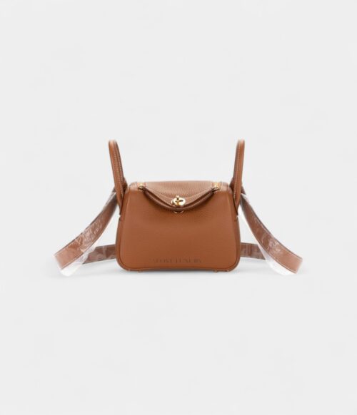 Hermès Mini Lindy Gold Clemence Hardware