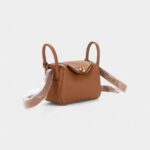 Hermès Mini Lindy Gold Clemence Hardware