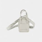 Hermès Mini Lindy Grey Neve Clemence Leather Palladium Hardware