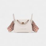 Hermès Mini Lindy Mushroom Clemence Gold Hardware