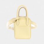 Hermès Mini Lindy Verso Yellow Milton Pearl Grey Clemence Palladium Hardware