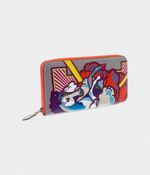 Hermès Multicolor Leather Pegasus Pop Azap Long Wallet