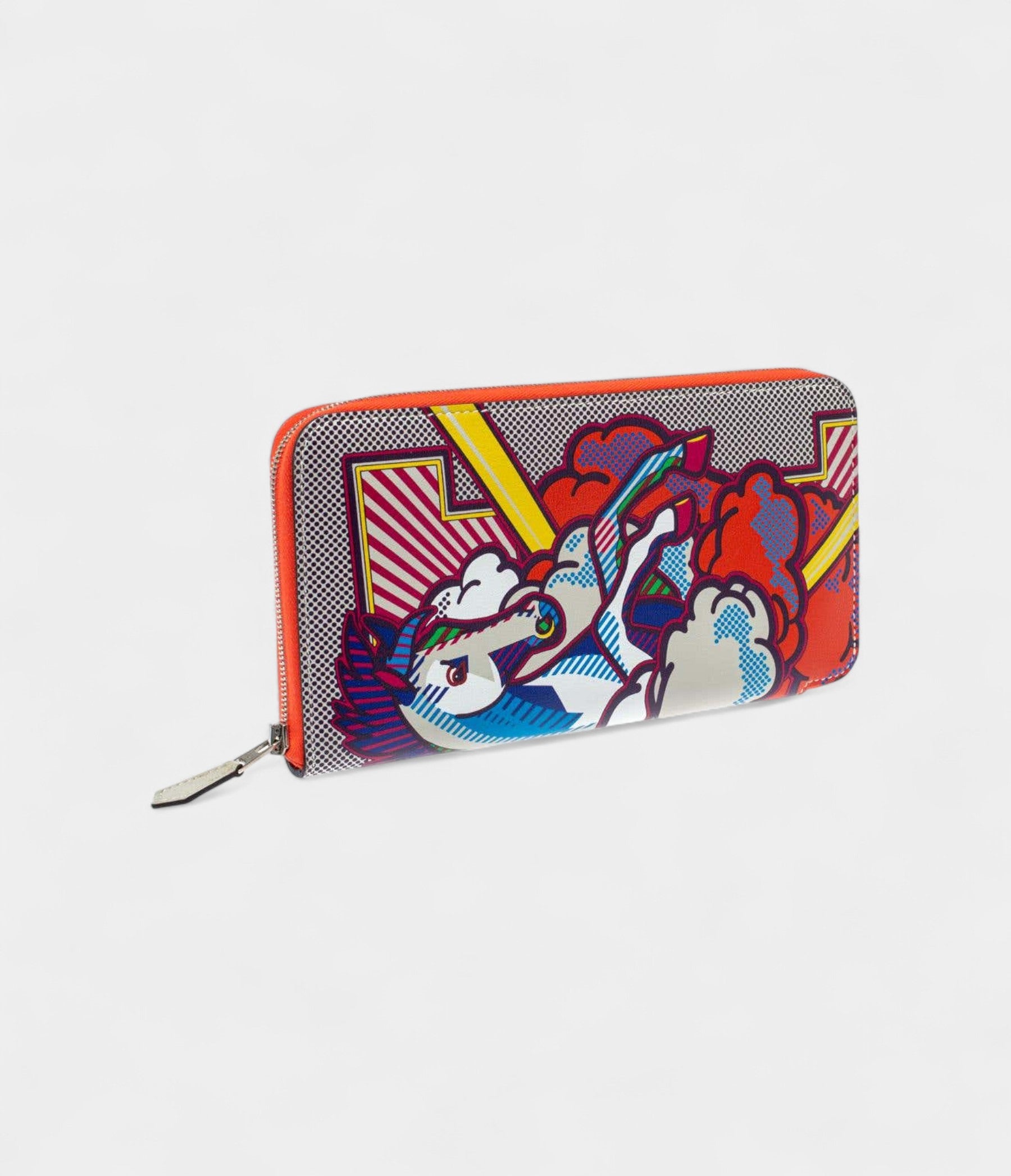 Hermès Multicolor Leather Pegasus Pop Azap Long Wallet