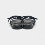 Hermes Navy Blue Suede Chypre Sandals 41 EU